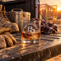 Engraved Whiskey Glass 10.5oz