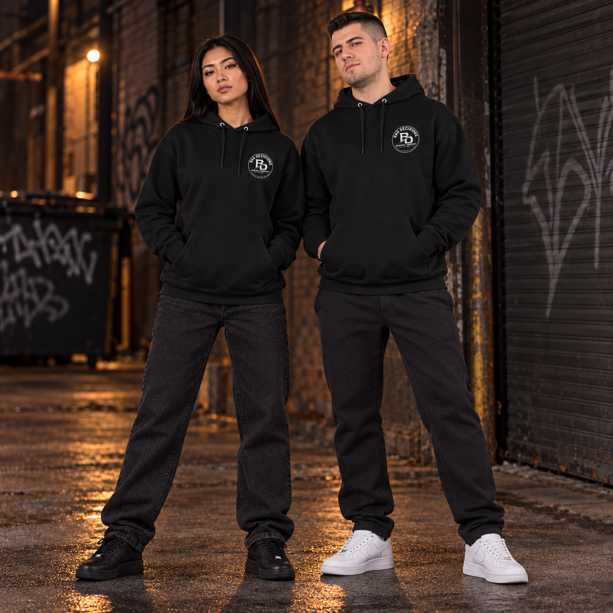 B.D. Bones Hoodie — "Stay Bad" Graphic Pullover