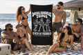 B.D. Bones Beach Towel - "Doing Hoodrat Things" Graphic Beach Towel