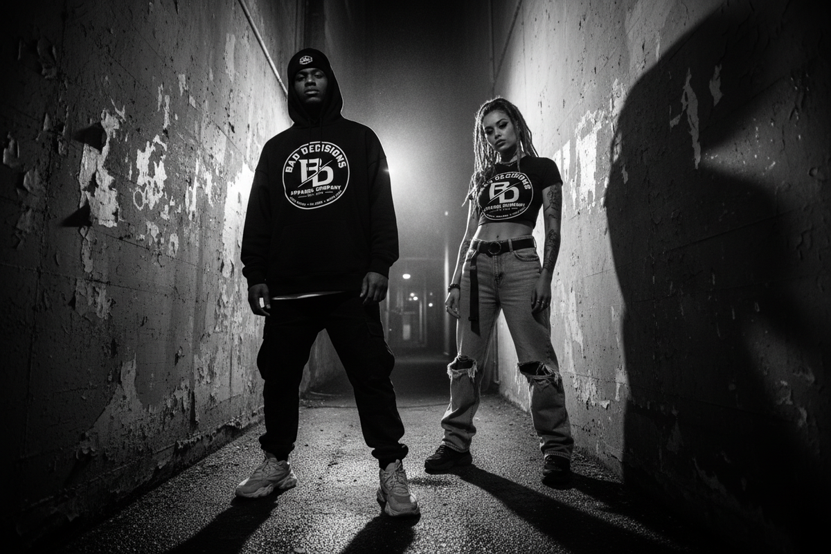Bad Decisions Apparel Hero Banner